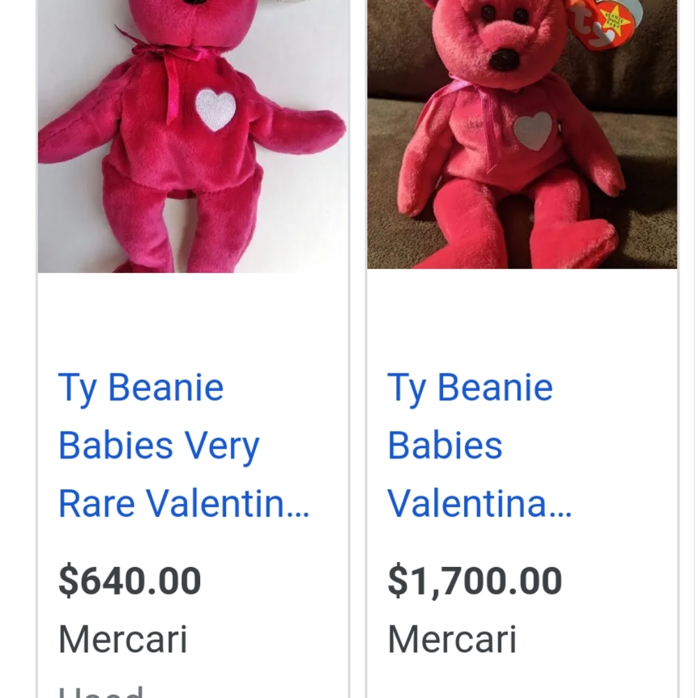 Valentine Beanie Baby vTop 10 most valuable